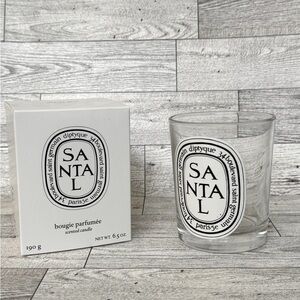 Diptyque Empty Glass Candle Jar Santal